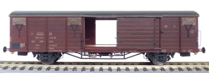 Exact-Train EX22065 - H0 - Gedeckter Güterwagen Glmms 7, DR, Ep. IV